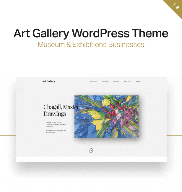 Arte | Art Gallery WordPress Theme - 3