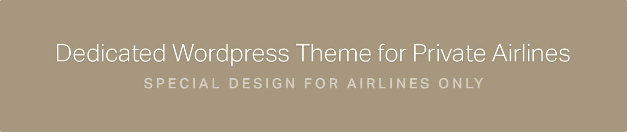 Jet One - Private Airline WordPress Theme - 1