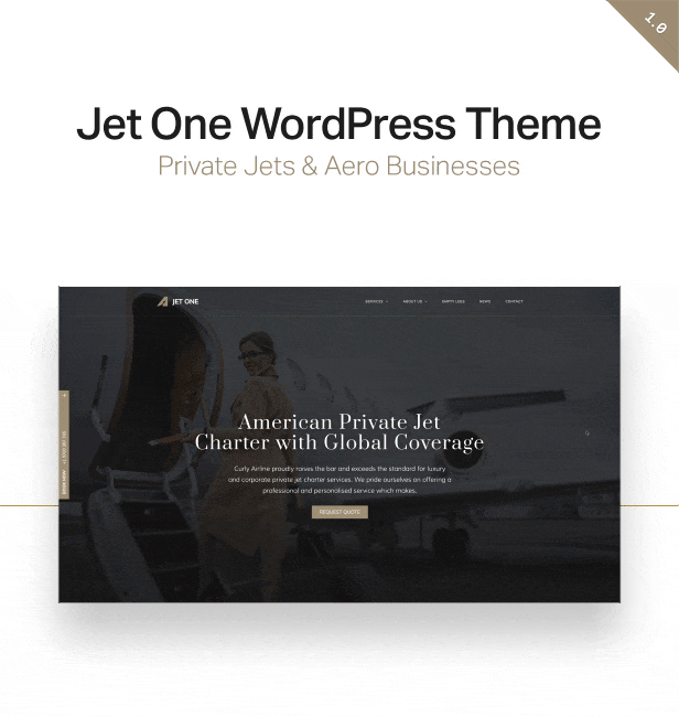 Jet One - Private Airline WordPress Theme - 3