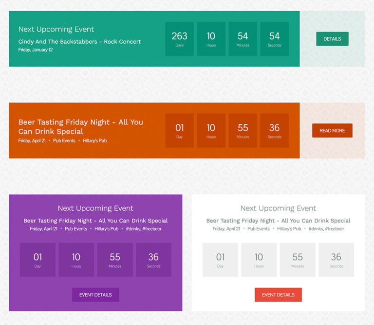 Events Schedule