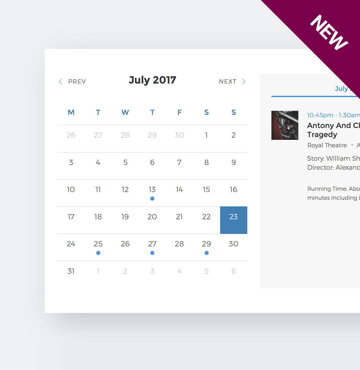 Calendario de eventos - Complemento de calendario de eventos de WordPress - 4